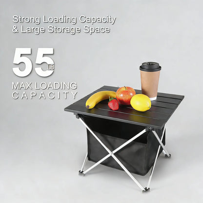Ultralight Aluminum Folding Table with Bag, All-Purpose Outdoor Use
