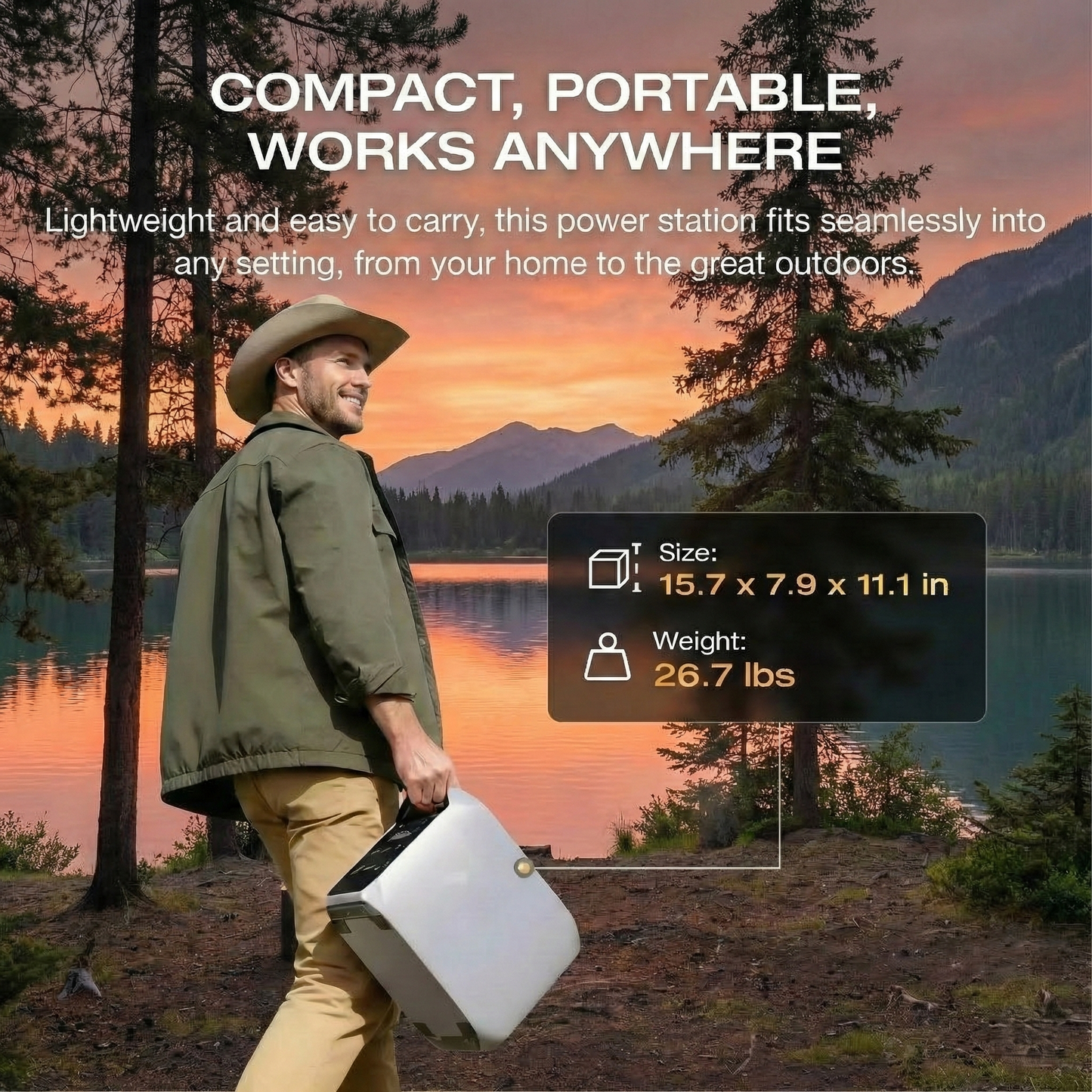 TerraForm Portable Power Station with 1800W AC Output & 10ms UPS Backup, Includes Free 400W Solar Panel