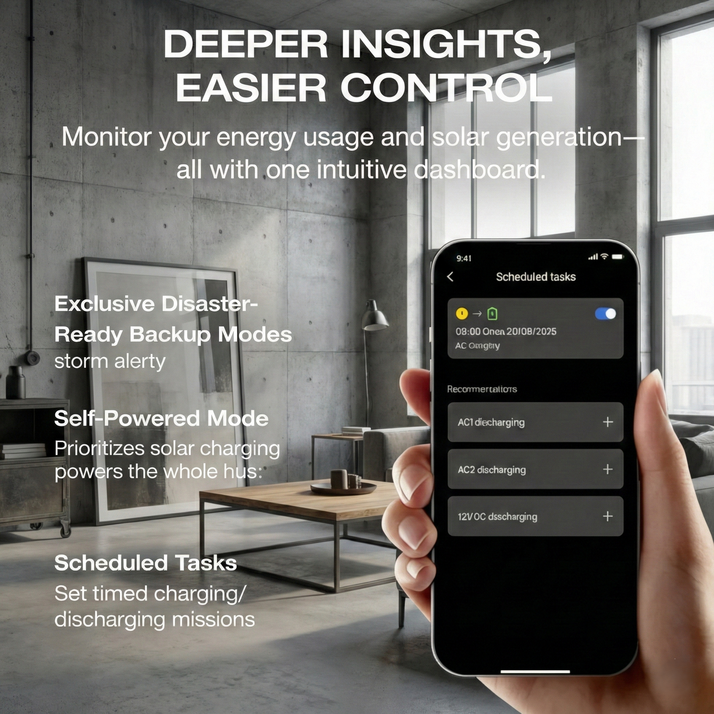 TerraForm Portable Power Station with 1800W AC Output & 10ms UPS Backup, Includes Free 400W Solar Panel