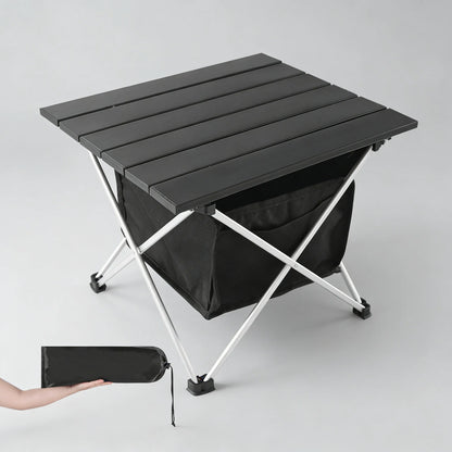 Ultralight Aluminum Folding Table with Bag, All-Purpose Outdoor Use