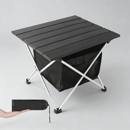Ultralight Aluminum Folding Table with Bag, All-Purpose Outdoor Use